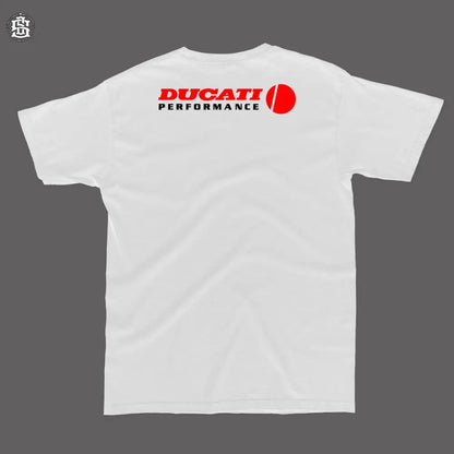 Ducati typo white T-shirt - Street Soul Clothing