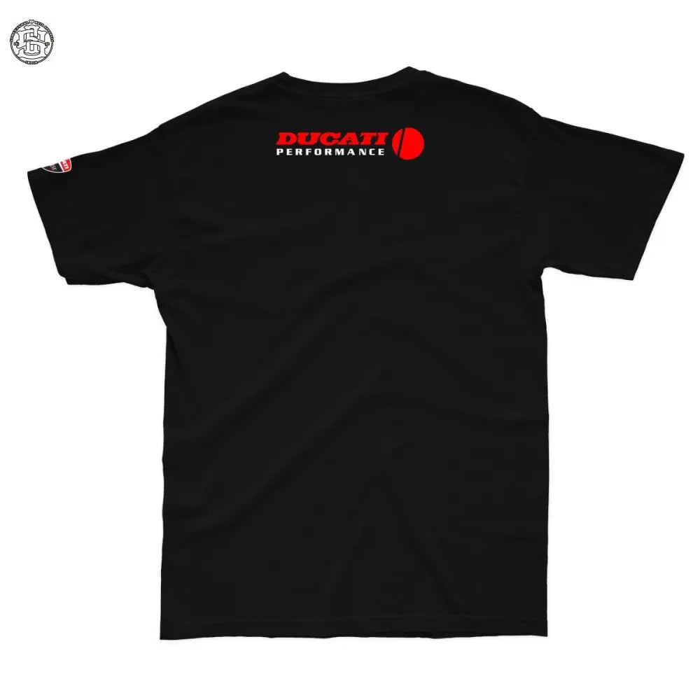 Ducati Typographic Logo Printed T-shirt - Street Soul Clothing