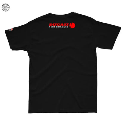 Ducati Typographic Logo Printed T-shirt - Street Soul Clothing