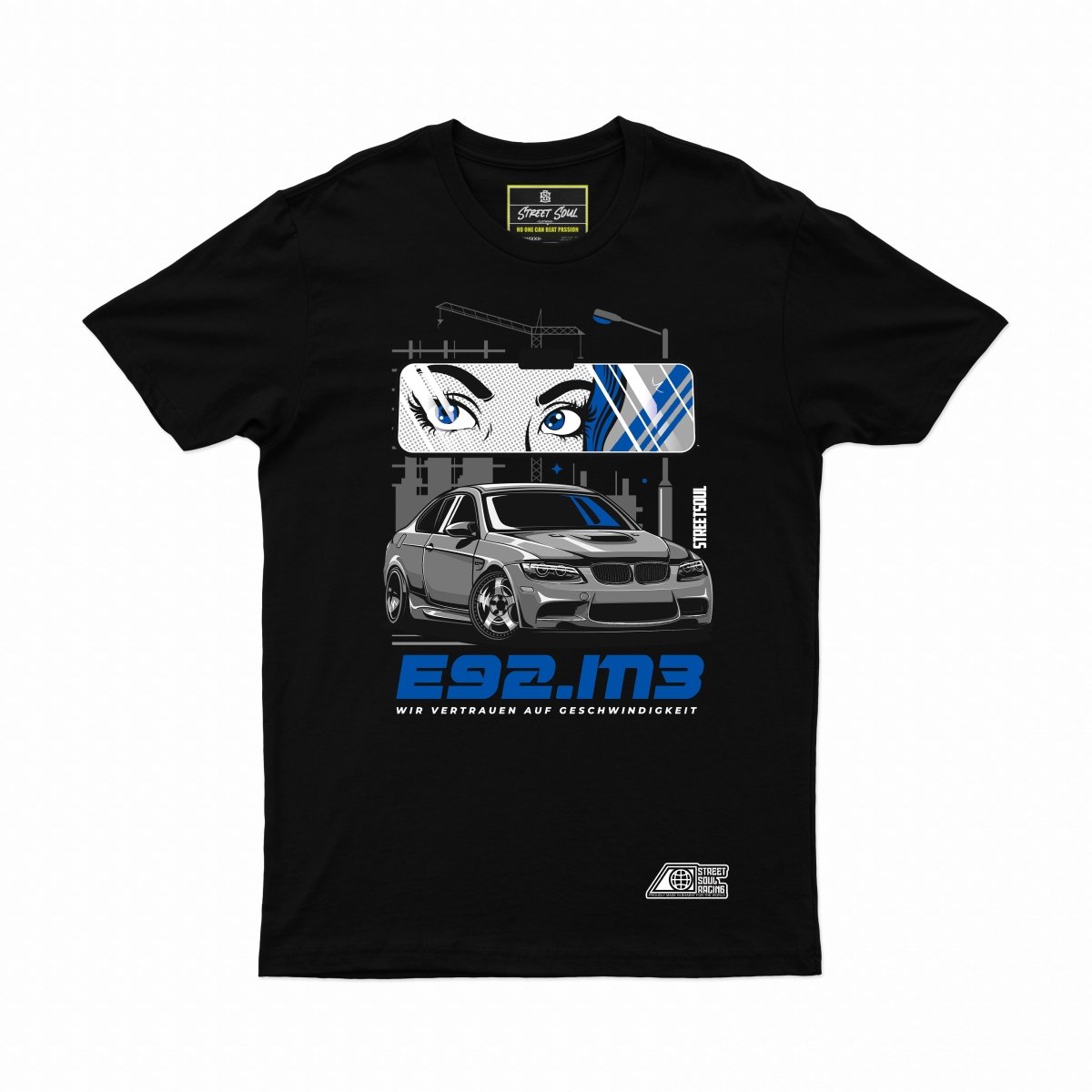 E92 M3 Printed Cotton T-shirt - Street Soul Clothing