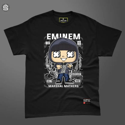 Eminem comic black T-shirt - T- Shirt