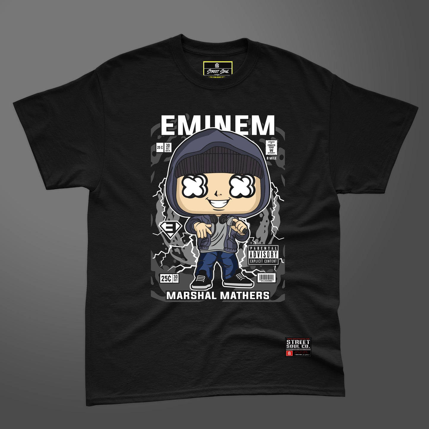 Eminem comic black T-shirt