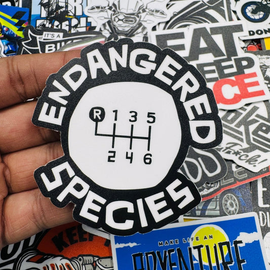 Endangered species sticker - Street Soul Clothing
