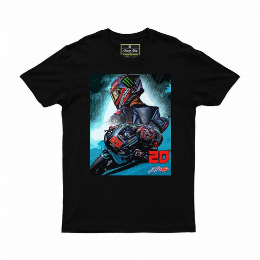 Fabio Quartararo EL DIABLO Printed cotton T-shirt - Street Soul Clothing