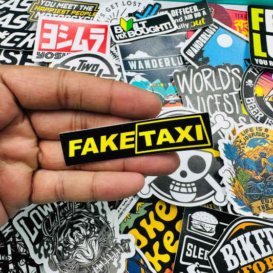Fake Taxi sticker - Street Soul Clothing