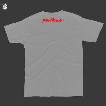 Fireblade Melange Grey T-shirt - Street Soul Clothing