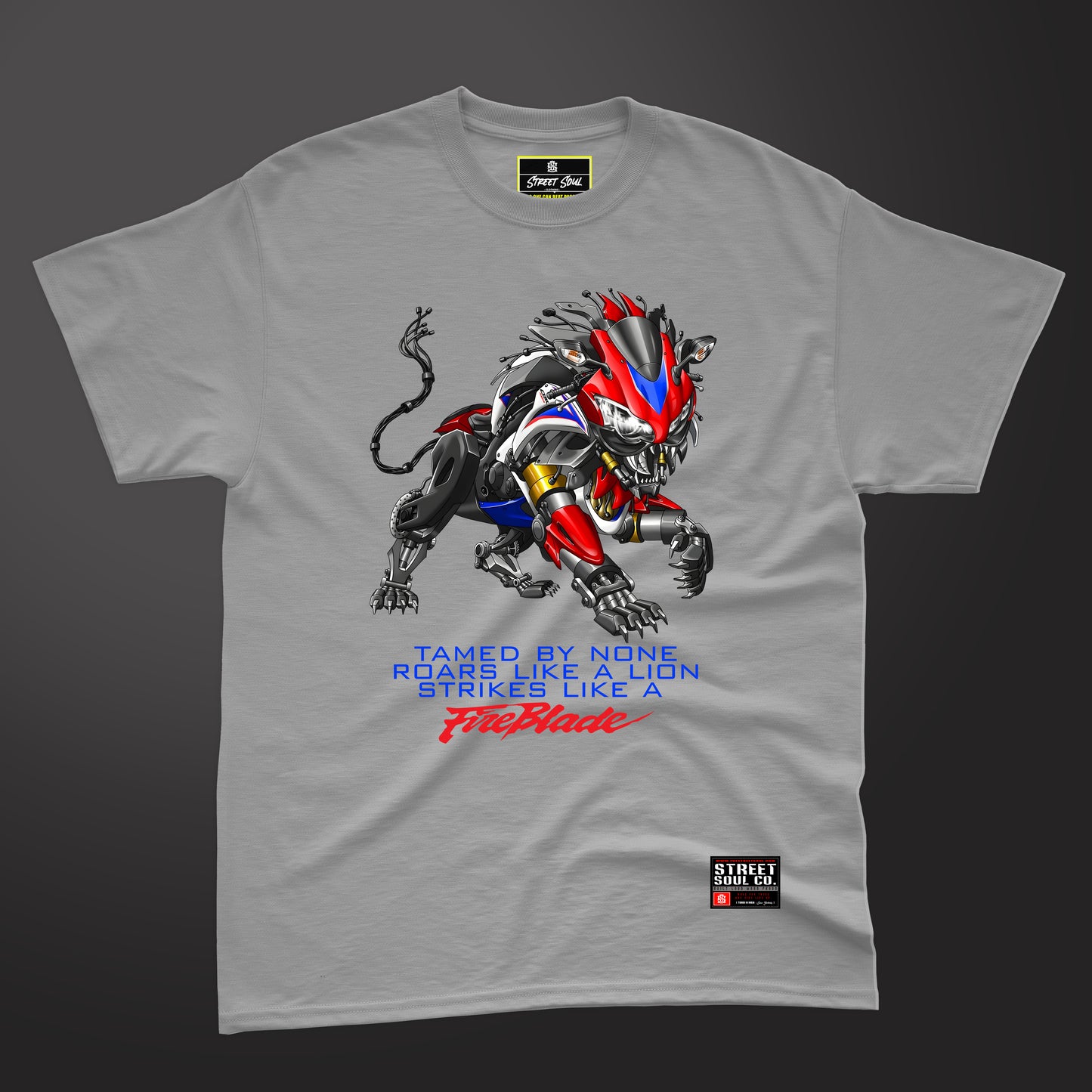 Fireblade Melange Grey T-shirt