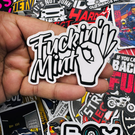 F**king Mint sticker - Street Soul Clothing