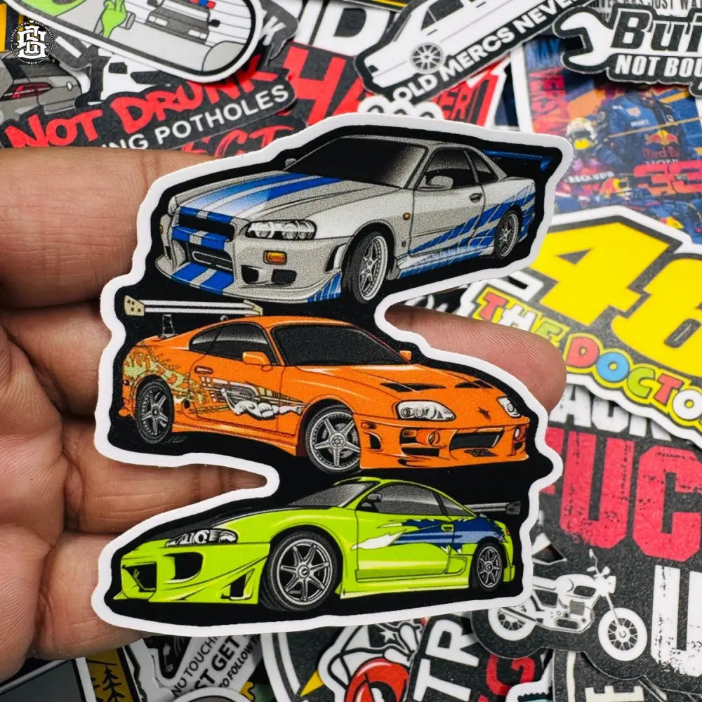 FNF Paul walker cars sticker - Street Soul Clothing