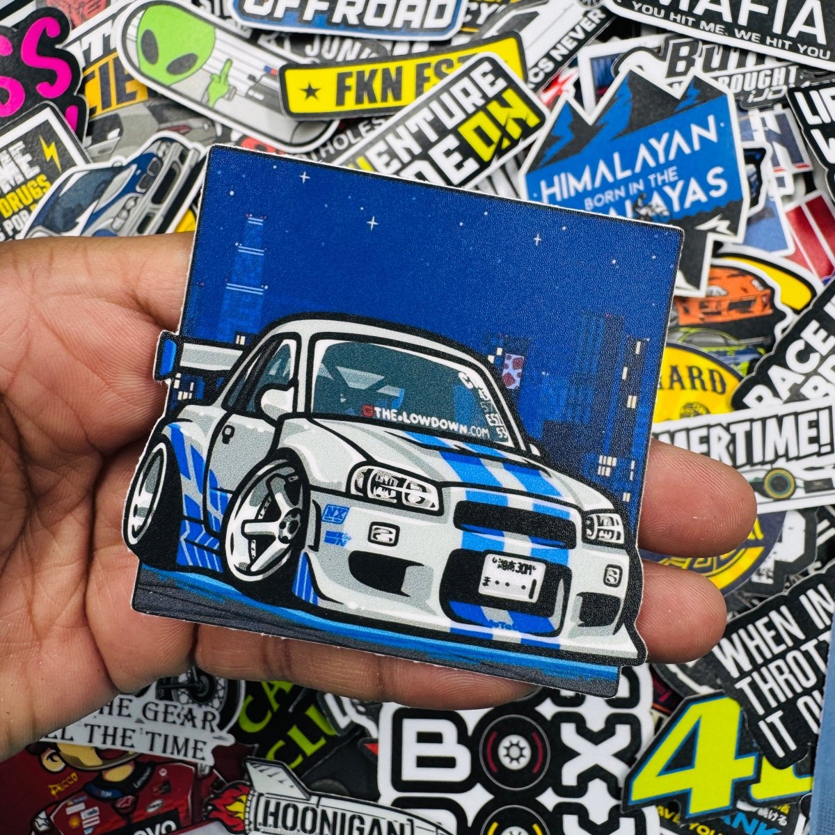 FNF skyline tooned Sticker - Street Soul Clothing