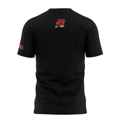 Francesco Bagnaia 63 Printed cotton tshirt