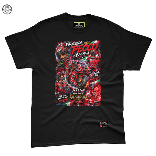 Francesco bagnaia bootleg graphic T-shirt - T- Shirt