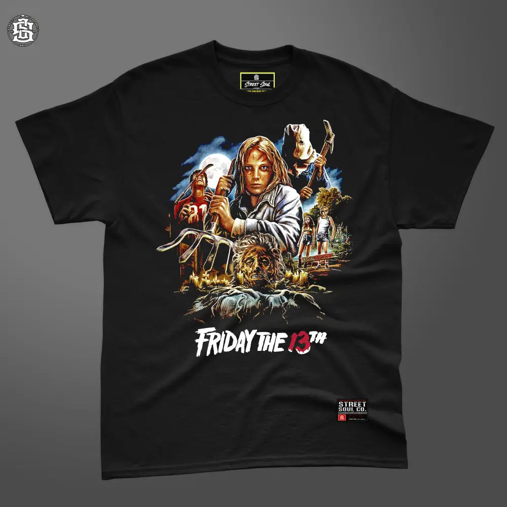 Friday the 13th black T-shirt - T- Shirt