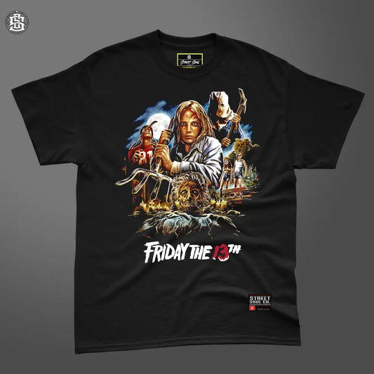 Friday the 13th black T-shirt - T- Shirt