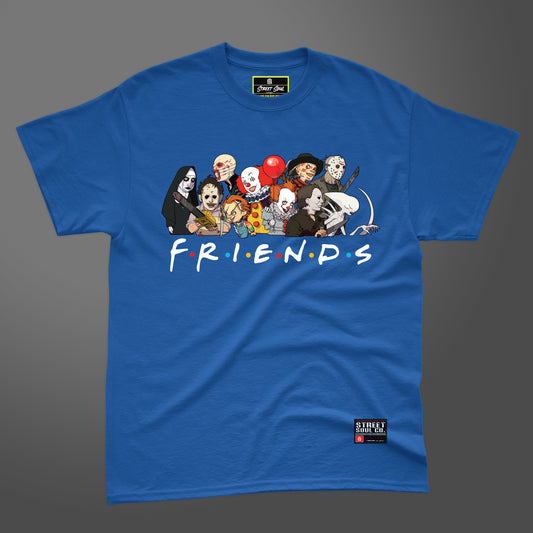 Friends printed black T-shirt