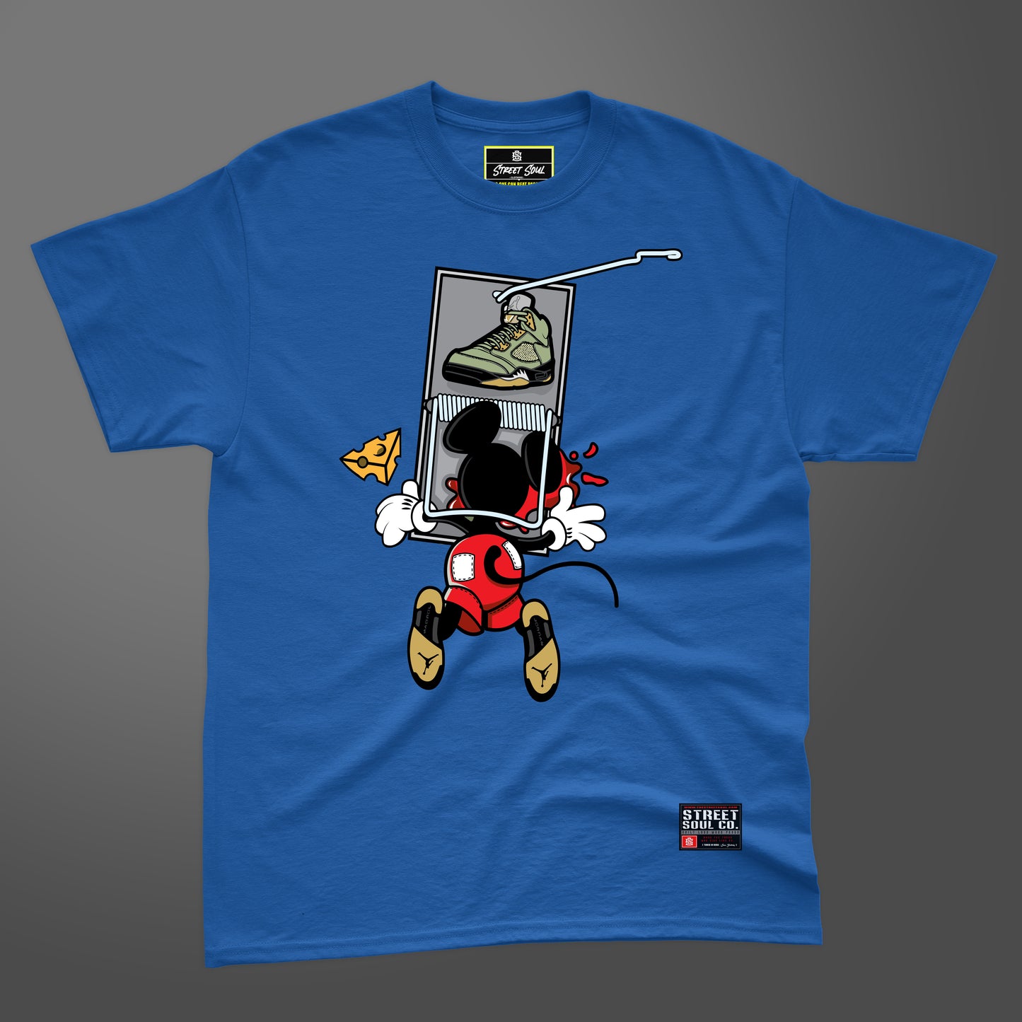 Sneakerhead Greed printed black T-shirt