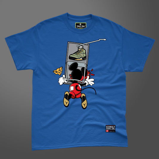 Sneakerhead Greed printed black T-shirt