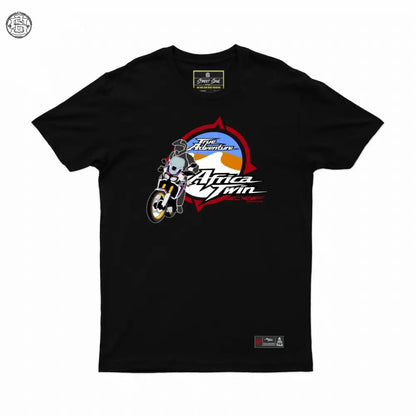 Honda Africa Twin Printed cotton T-shirt - Street Soul Clothing
