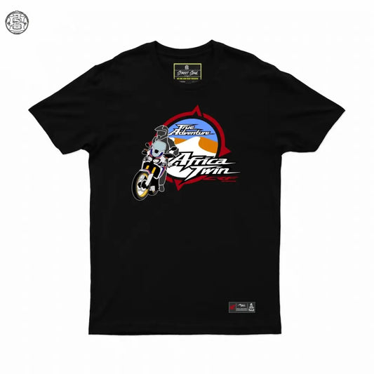 Honda Africa Twin Printed cotton T-shirt - Street Soul Clothing