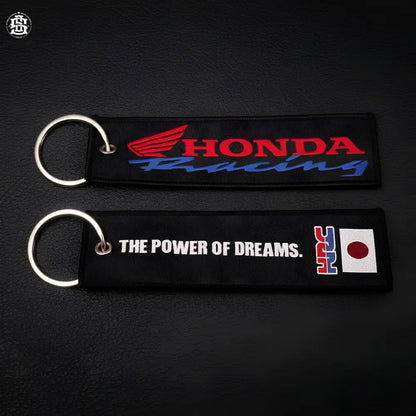 Honda Racing JDM woven keychain - keychain