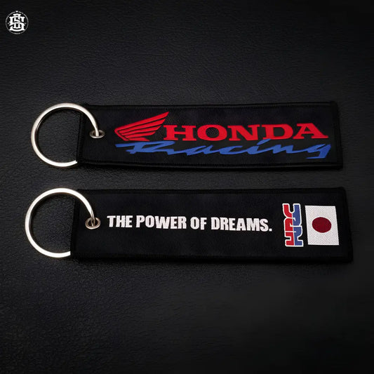 Honda Racing JDM woven keychain - keychain
