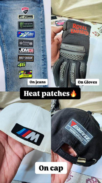 Hoonigan Heat patch 7.5cm X 6.3CM - Street Soul Clothing