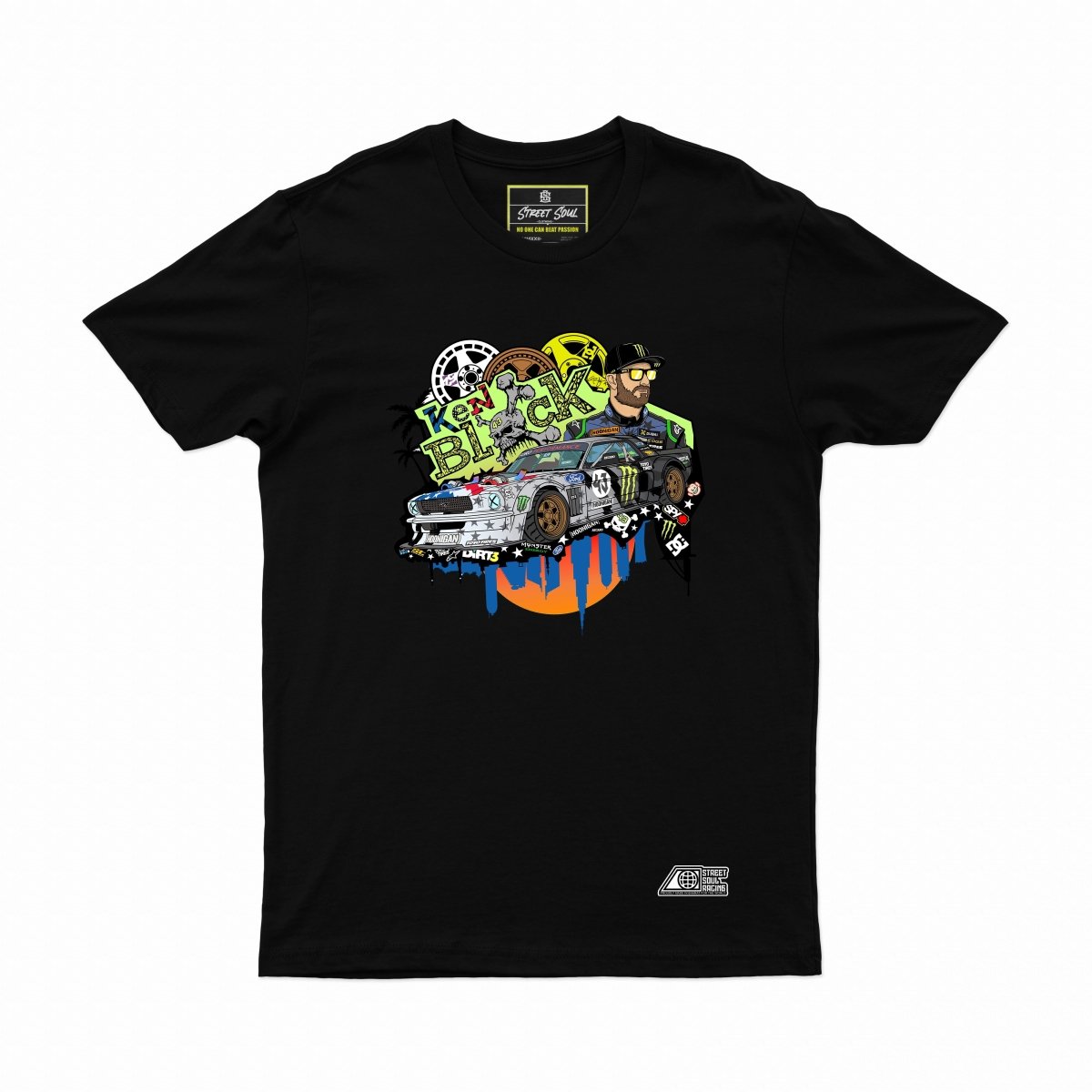 Hoonigan printed cotton T-shirt - Street Soul Clothing