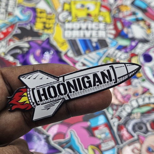 Hoonigan sticker (Embossed) - Street Soul Clothing