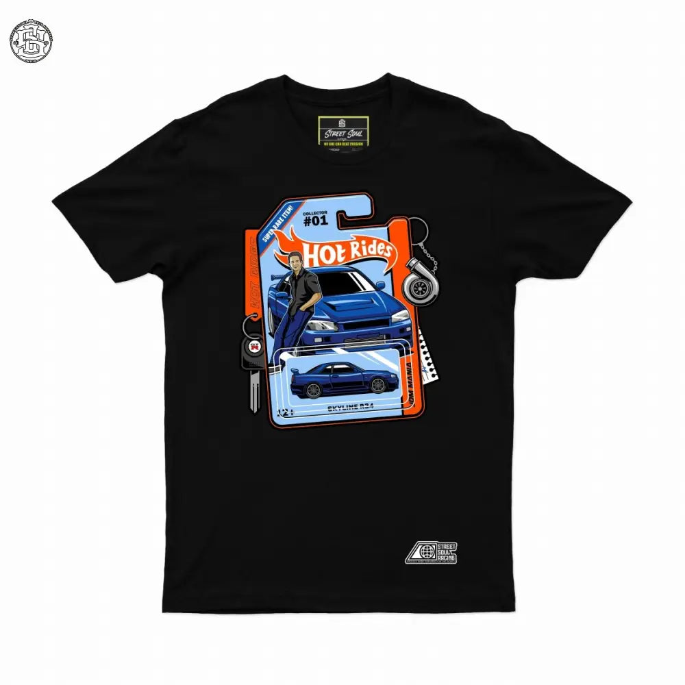 Hot wheels styled Paul walker T-shirt - Street Soul Clothing