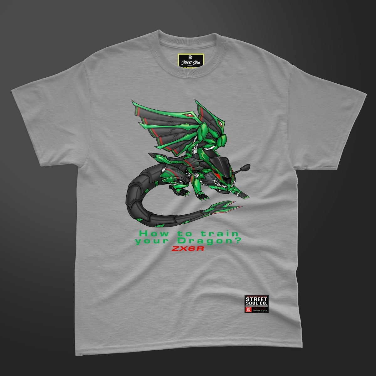 How to train your Dragon (zx6r) T-shirt - Street Soul Clothing