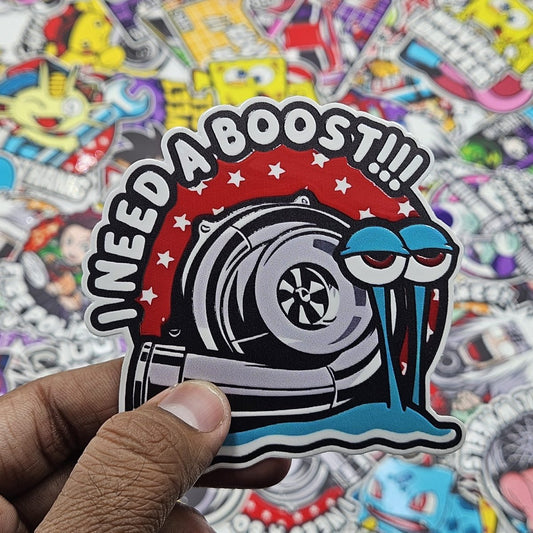 I need boost car slap sticker - Street Soul Clothing