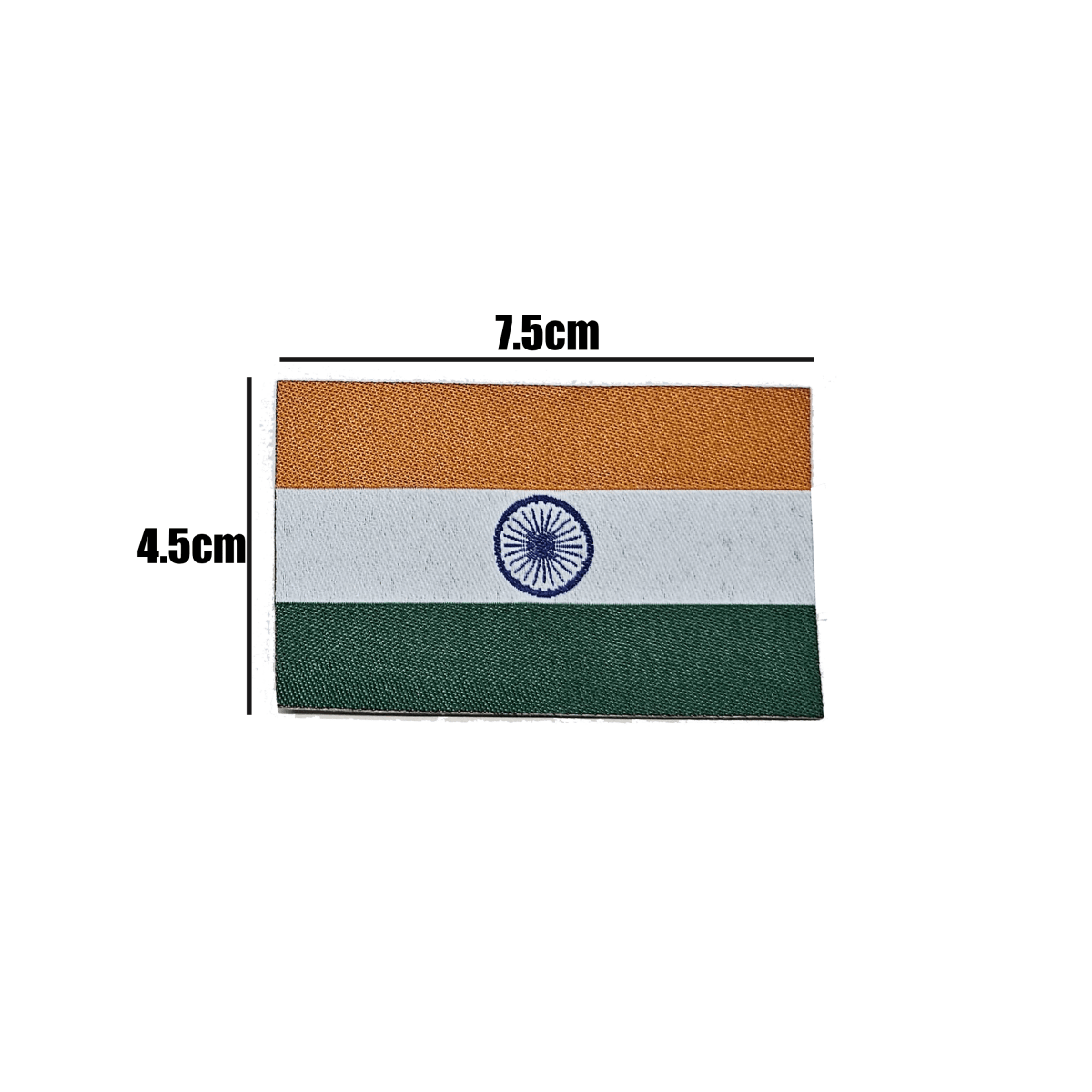 Indian flag Heat patch 7.5cmX4.5CM - Street Soul Clothing