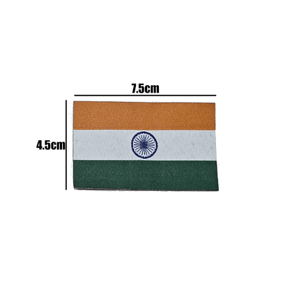 Indian flag Heat patch 7.5cmX4.5CM - Street Soul Clothing
