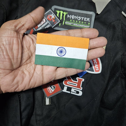 Indian flag Heat patch 7.5cmX4.5CM - Street Soul Clothing