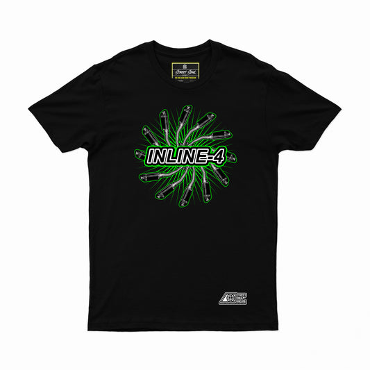 Inline-4 Printed Biker cotton t-shirt - Street Soul Clothing