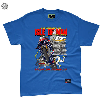 Isle of man TT biker graphic T-shirt - T- Shirt
