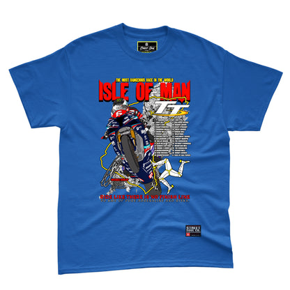 Isle of man TT biker graphic T-shirt