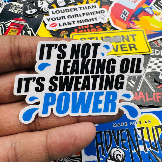 It's sweating Power sticker - Street Soul Clothing