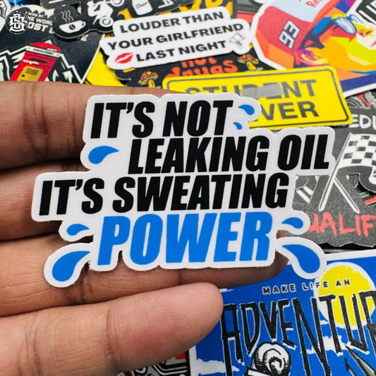 It's sweating Power sticker - Street Soul Clothing