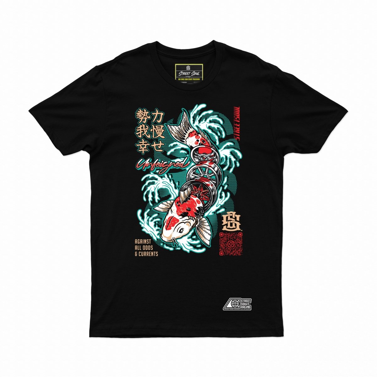 JDM Koi Racing Graphic T-shirt - Street Soul Clothing