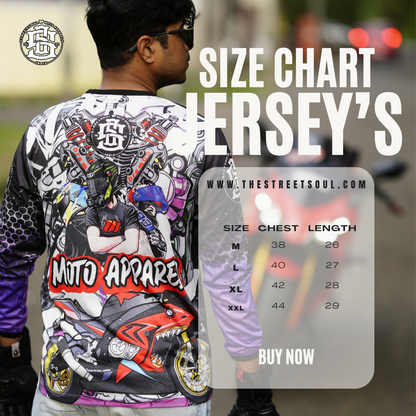 Retro MX riding jersey