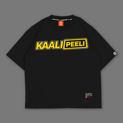 Kaali Peeli Black Oversized T-shirt