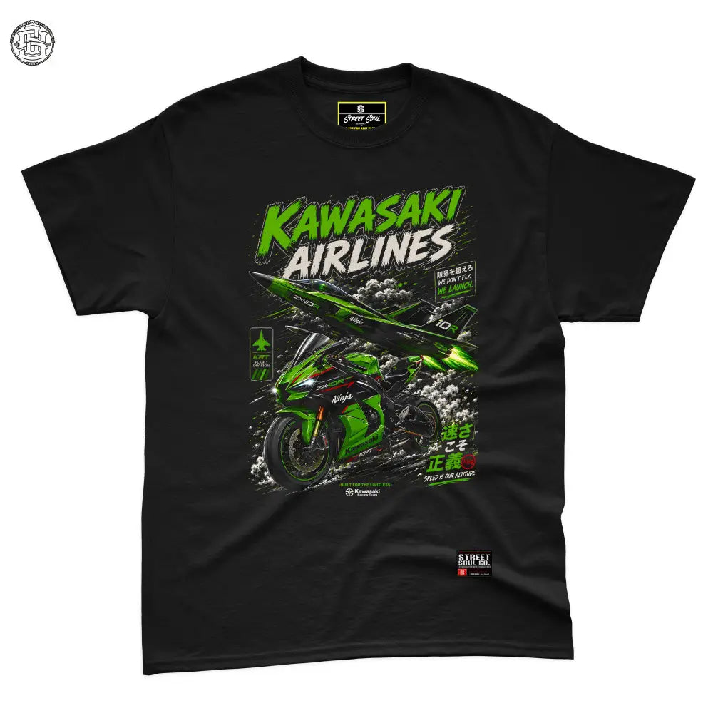 Kawasaki airlines graphic T-shirt - T- Shirt