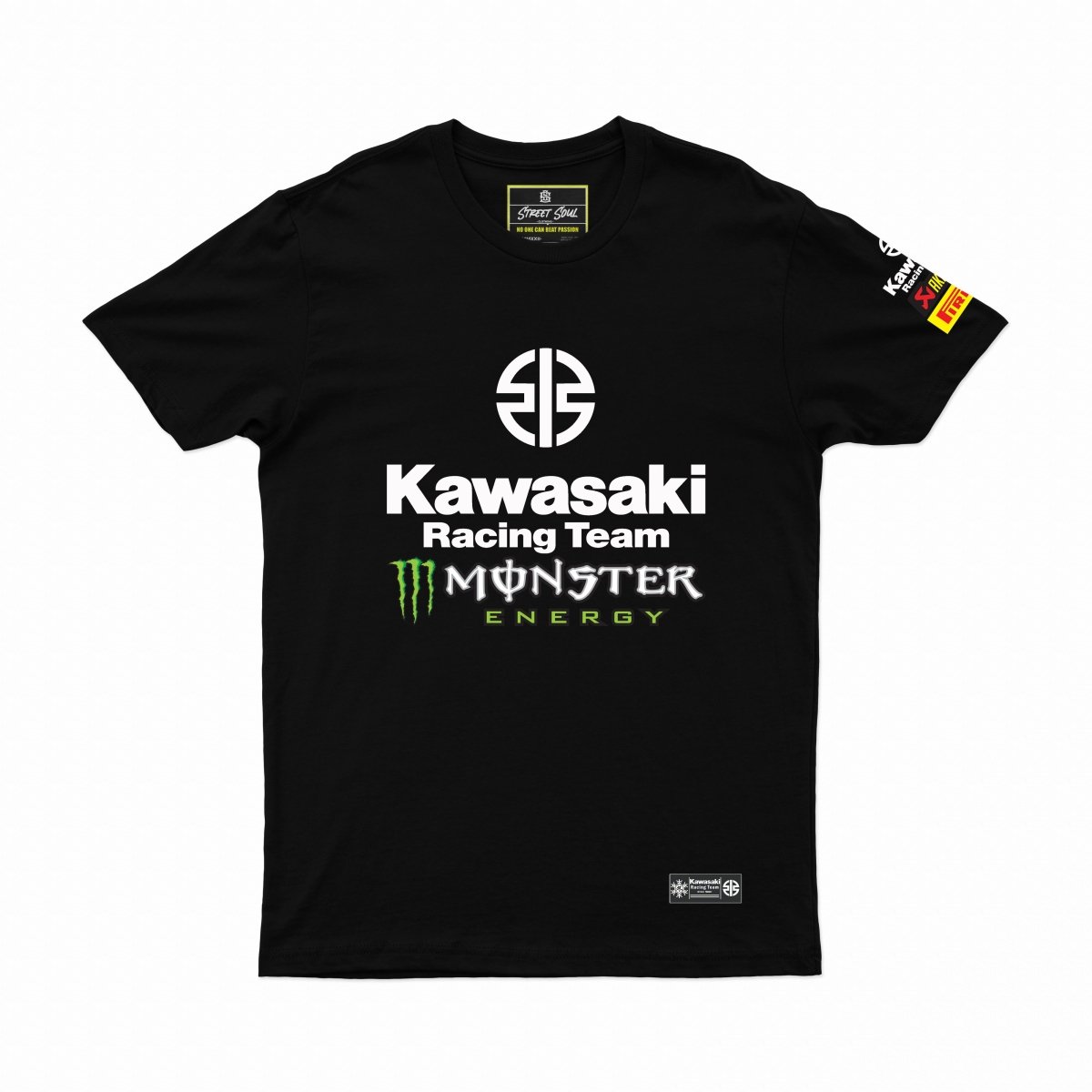 Kawasaki Racing team Printed cotton t-shirt - Street Soul Clothing