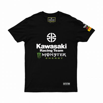 Kawasaki Racing team Printed cotton t-shirt - Street Soul Clothing