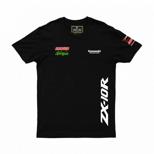 Kawasaki Racing ZX10R Printed cotton tshirt - Street Soul Clothing