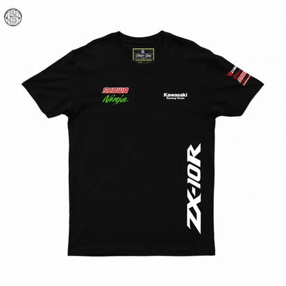Kawasaki Racing ZX10R Printed cotton tshirt - Street Soul Clothing