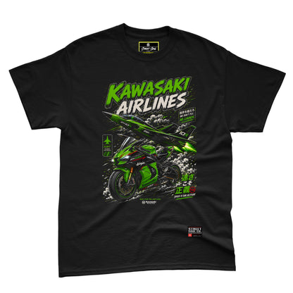 Kawasaki airlines graphic T-shirt