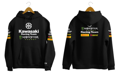Kawasaki Racing printed Hoodie