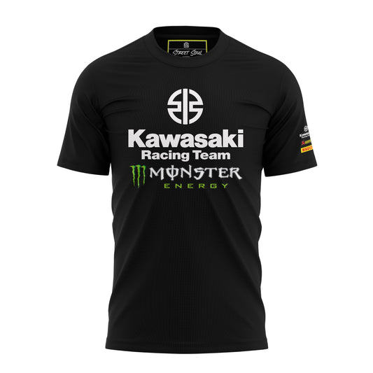 Kawasaki Racing team Printed cotton t-shirt